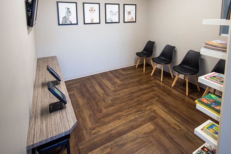 Kids' waiting area at Long Lake Family Dentistry